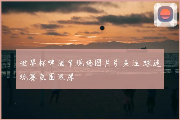 世界杯啤酒节现场图片引关注 球迷观赛氛围浓厚